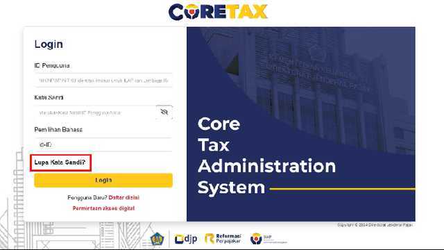 Kemenkeu Desak Wajib Pajak Aktivasi Coretax untuk SPT 2025