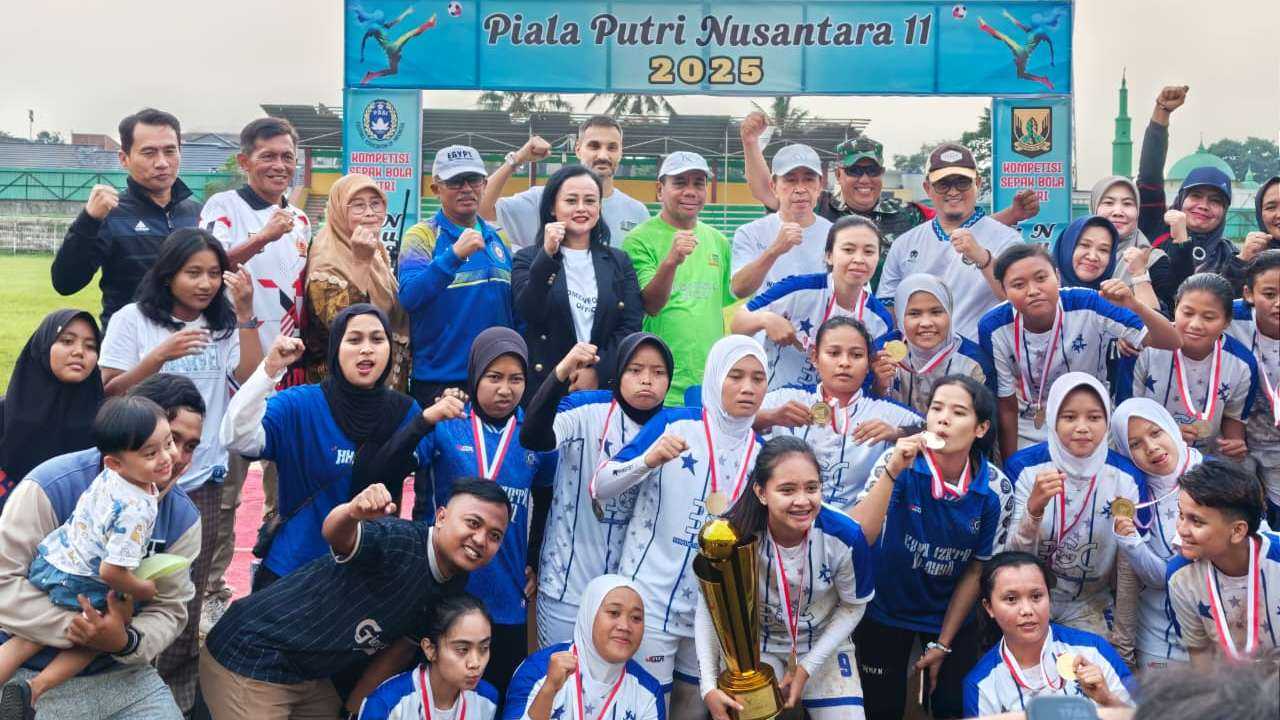 Serenite FC juara Piala Putri Nusantara II, kalahkan Putri Sukabumi 5-0