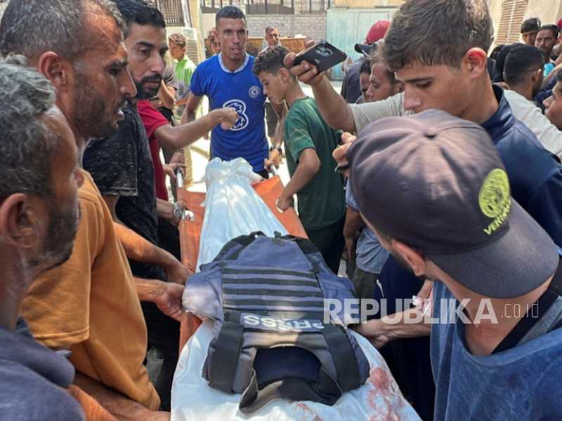 Terungkap! Kisah Menyentuh 5 Jurnalis Gaza Gugur Diserang Israel di RS Nasser