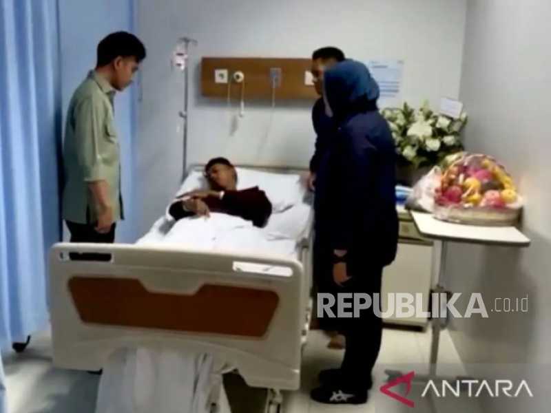 Wapres Gibran Jenguk Pengendara Ojol Korban Bentrok, Sempat Dikira Meninggal