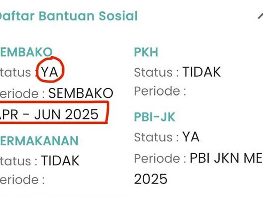 BPNT 2025 Tahap 4: Dana Rp 600 Ribu Cair, Cek Status Penerima Anda