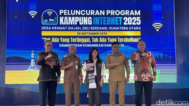 Menkomdigi luncurkan Program Kampung Internet, percepat akses digital di desa