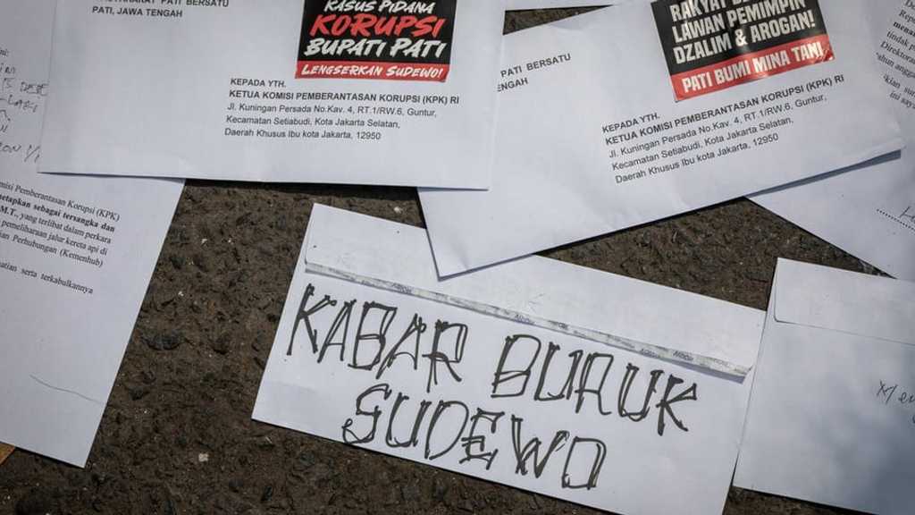 350 Surat Warga Pati Desak KPK Tangkap Bupati Sudewo Korupsi Proyek Kereta
