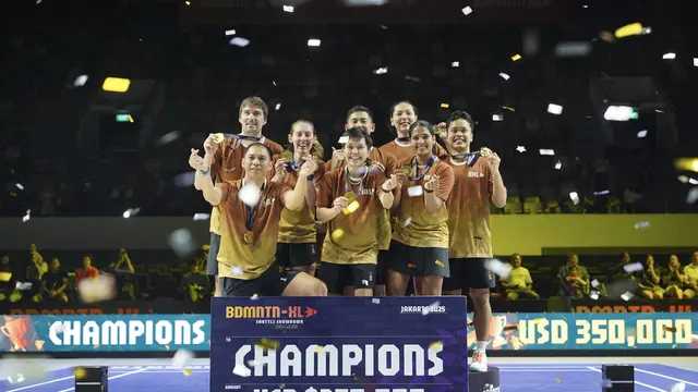 Tim Hurricanes Juarai BXL 2025, Libas Rockets 7-1 di Istora Senayan