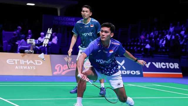 Fajar/Fikri Menang Adu Setting, Lolos Babak Kedua Hylo Open