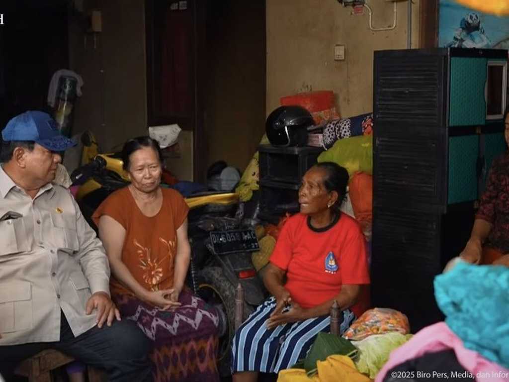 Prabowo langsung ke Bali usai dari Qatar, tinjau korban banjir