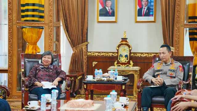 Kapolri dan Komnas HAM Bahas Kamtibmas Pasca Unjuk Rasa, Jamin Hak Pelaku