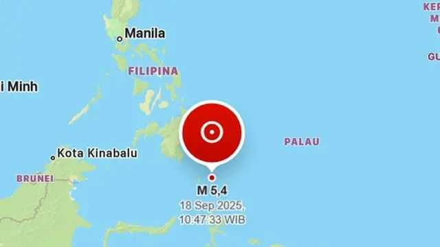 Gempa Magnitudo 5,4 Guncang Pulau Karatung Sulawesi Utara