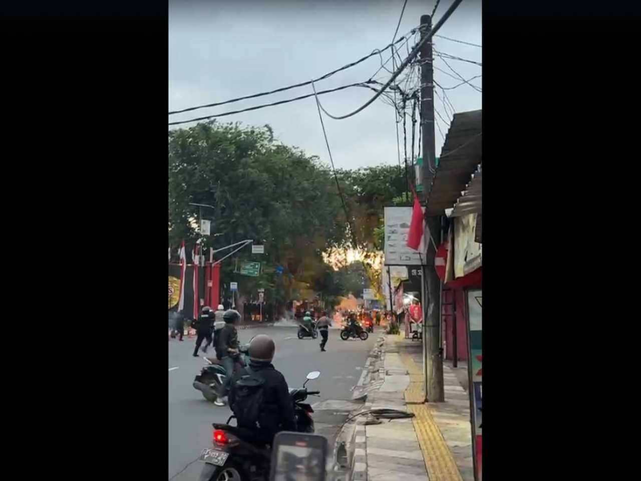 Pasca Diserang Massa, Lalu Lintas Mako Brimob Depok Normal Kembali