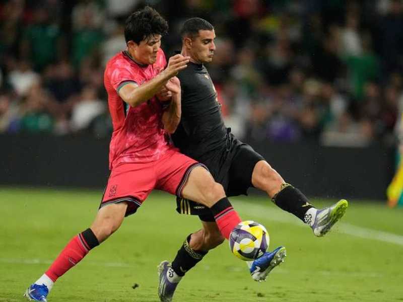 Drama 4 Gol! Meksiko Imbang Lawan Korea Selatan Berkat Gol Telat Gimenez