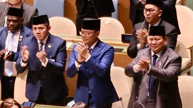Macron umumkan Prancis akui Palestina, Prabowo standing ovation