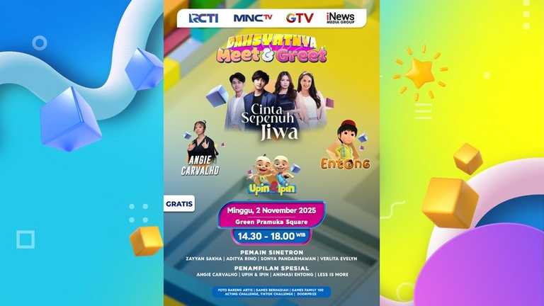 RCTI Gelar Meet & Greet Cinta Sepenuh Jiwa, Ada Kejutan Angie Carvalho!