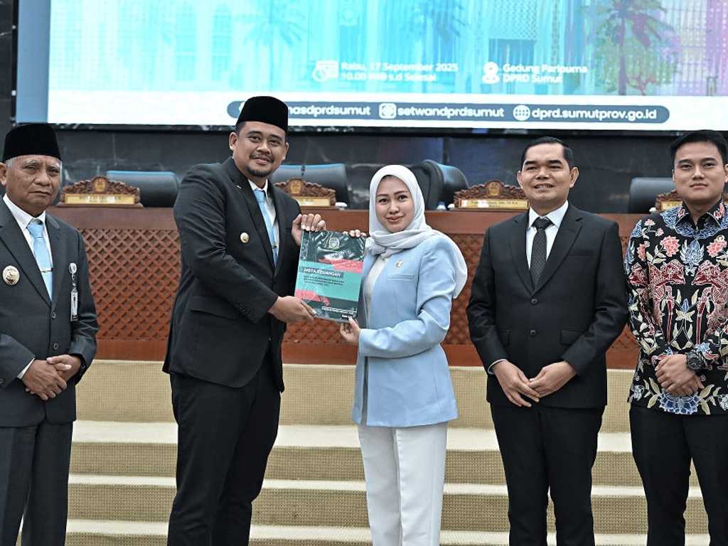 Bobby Nasution sampaikan P-APBD Sumut 2025 senilai Rp12,543 Triliun