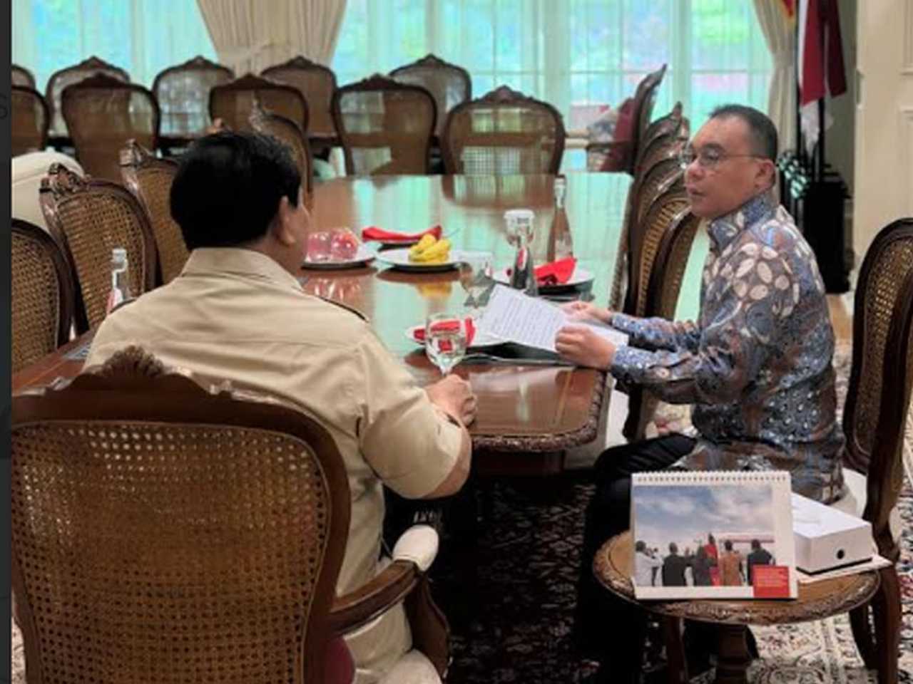 Prabowo Undang Sufmi Dasco: Diskusi Intensif Situasi Nasional