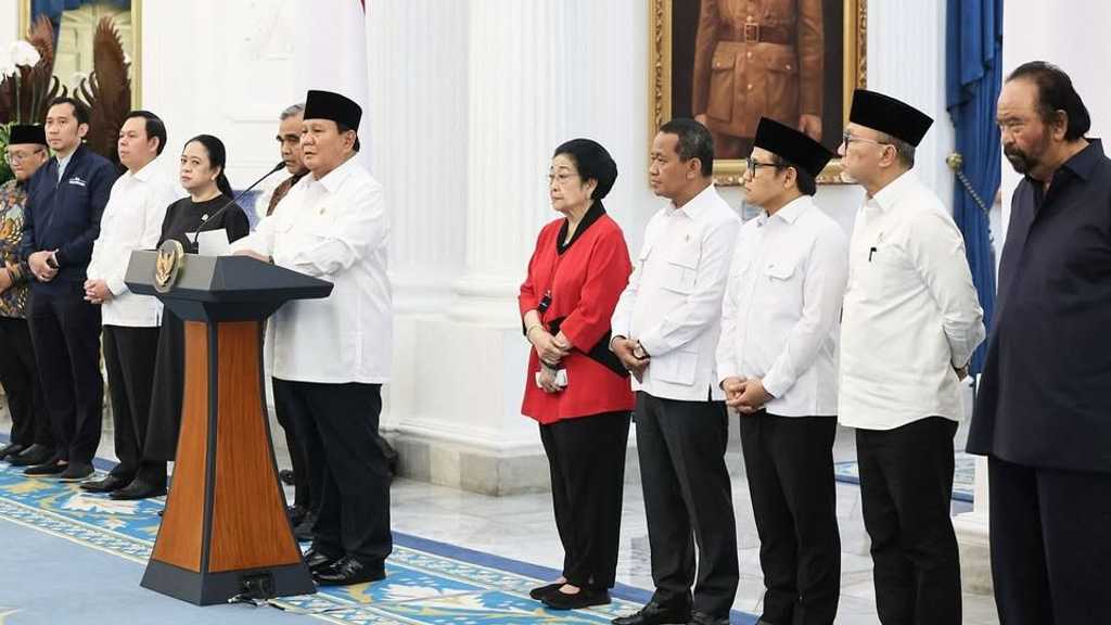 Prabowo Perintahkan Polisi-TNI Tindak Tegas Penjarah, Megawati Hadir di Istana