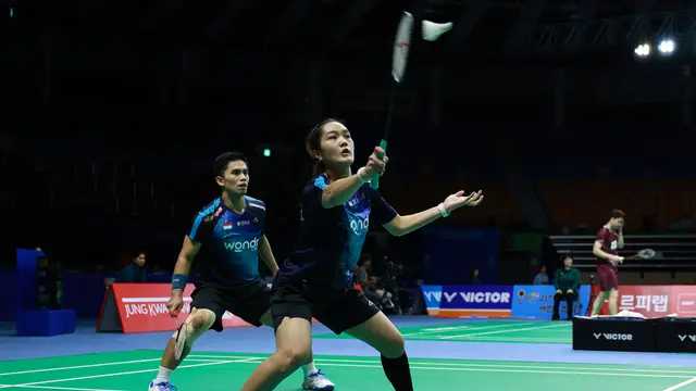 Amri/Nita singkirkan unggulan Jepang di Korea Open 2025