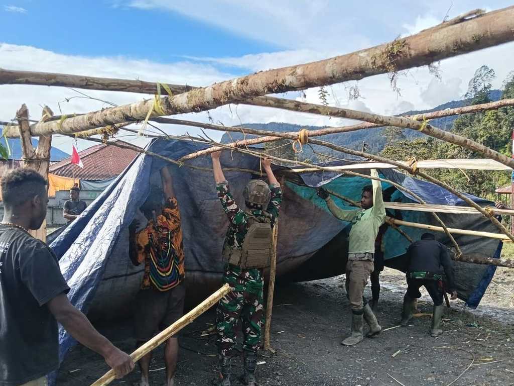 Koops Habema Dirikan Posko Kemanusiaan, Bantu Korban Longsor Nduga
