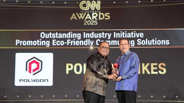 Polygon Bikes Sabet Penghargaan CNN Indonesia Awards 2025: Dorong Gaya Hidup Bersepeda