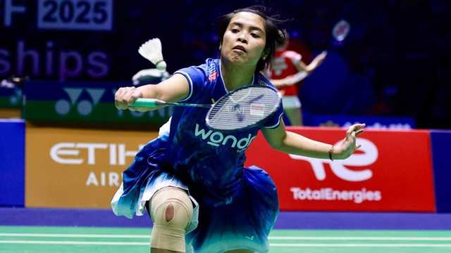 Gregoria Terhenti di 16 Besar Kejuaraan Dunia BWF 2025, Takluk dari Wakil Korsel