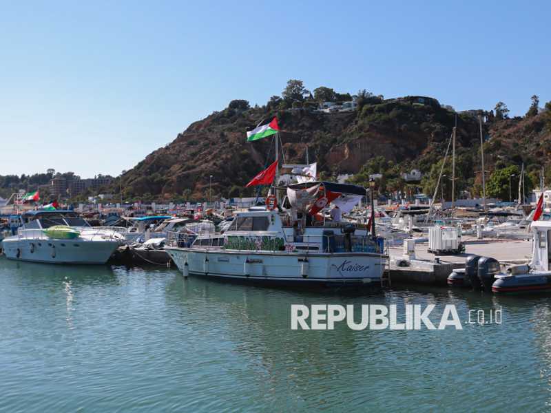 Israel akan mencegat kapal Global Sumud Flotilla, tangkap aktivis