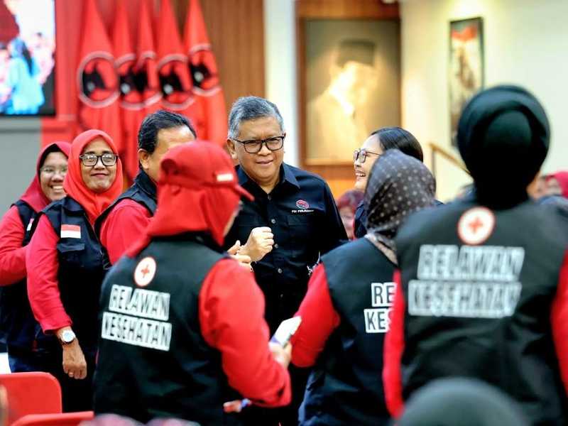 Hasto PDIP Tegaskan: Relawan Kesehatan
Murni Pengabdian, Bukan Elektoral