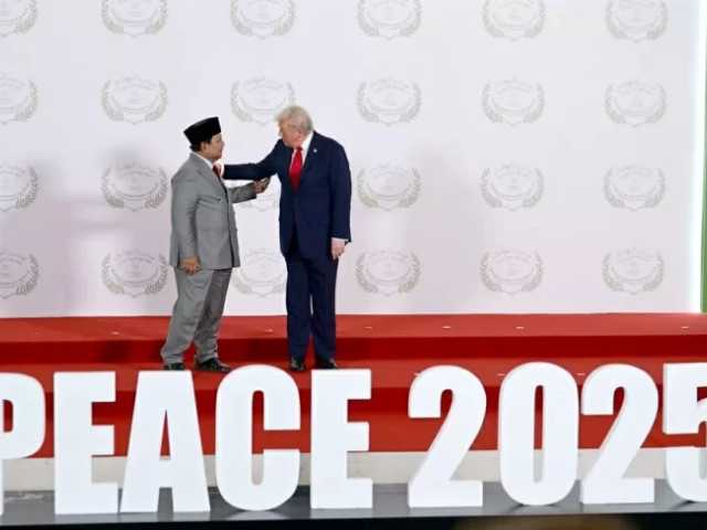Trump Sambut Hangat Prabowo di KTT Gaza: "Pria Tangguh!"