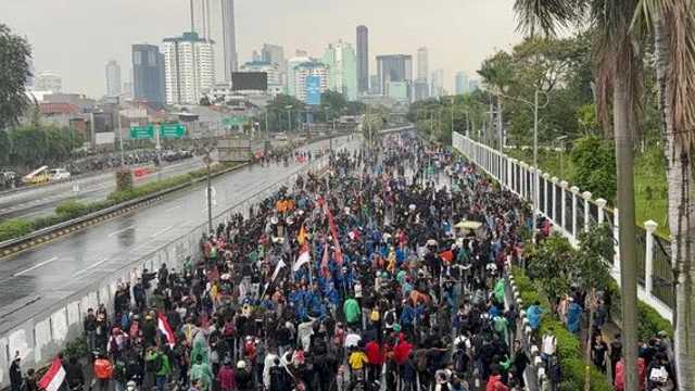 5.240 Personel Gabungan Amankan Aksi Massa di Jakarta Pusat