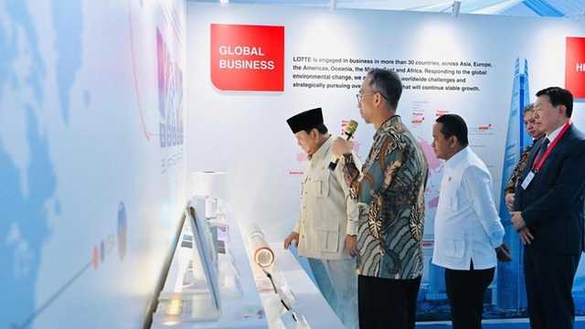 Prabowo Resmikan Pabrik Lotte Chemical: Investasi Rp62,4 T Perkuat Industri Nasional