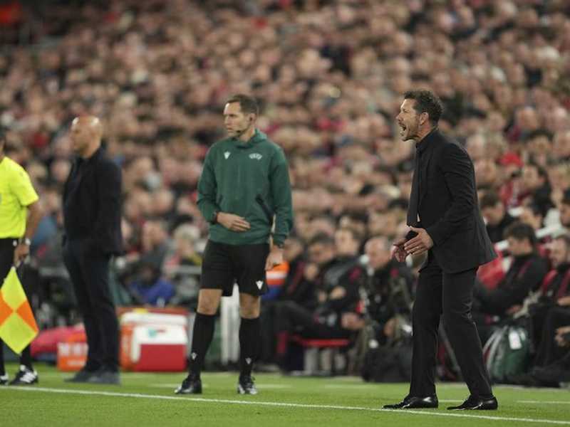 Liverpool tekuk Atletico 3-2, Simeone diganjar kartu merah