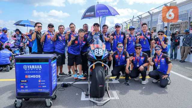 Yamaha Racing Indonesia Raih Double Podium di Mandalika, Siap Rebut Top 3 ARRC 2025