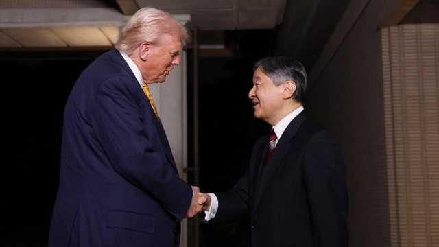 Trump Disambut Kenegaraan di Jepang, Bertemu Kaisar Naruhito