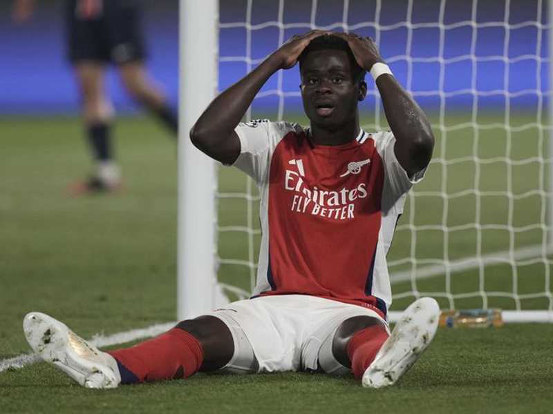 Bukayo Saka kritik VAR usai Arsenal tak dapat penalti lawan Newcastle