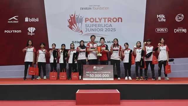PB Djarum rebut dua gelar juara di Polytron Superliga Junior 2025