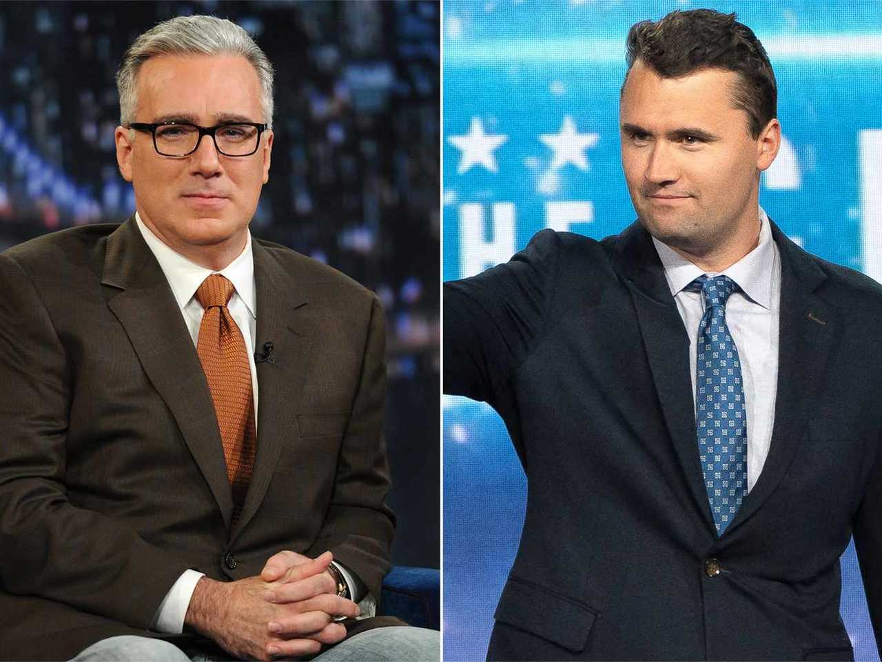 Jimmy Kimmel diskors ABC, Keith Olbermann serang Sinclair dan Charlie Kirk