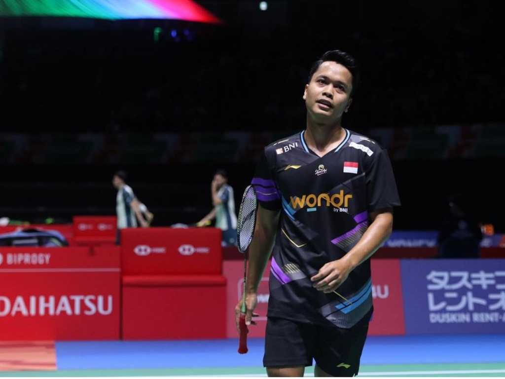 Cedera Pinggang Paksa Anthony Ginting Absen di Korea Masters 2025