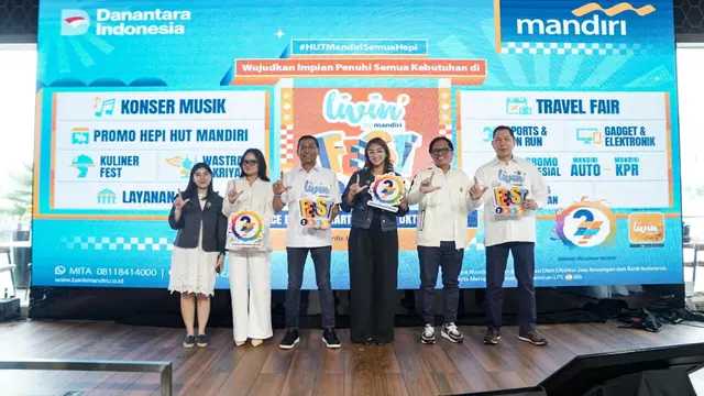 Bank Mandiri Gelar Livin' Festival 2025 di Berbagai Kota
