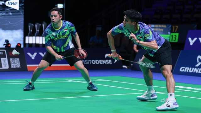 Ganda Sabar/Reza pecah kebuntuan, capai final Hylo Open 2025