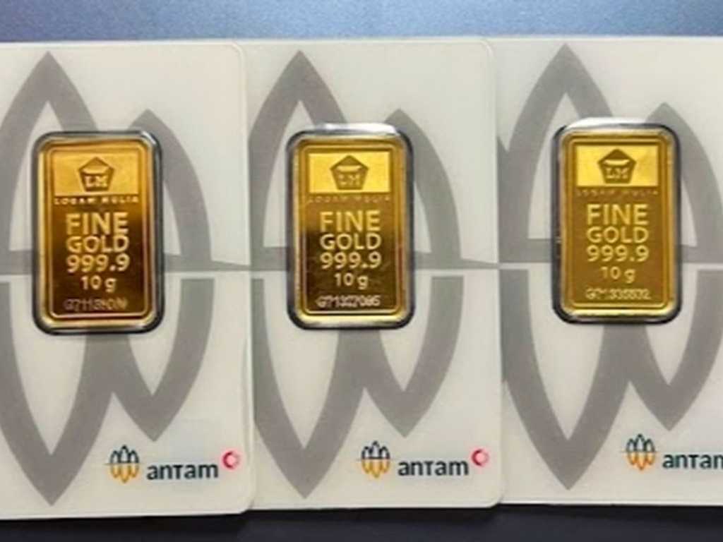 Harga Emas Antam Anjlok Tajam Rp 45.000, Lanjutkan Tren Pelemahan