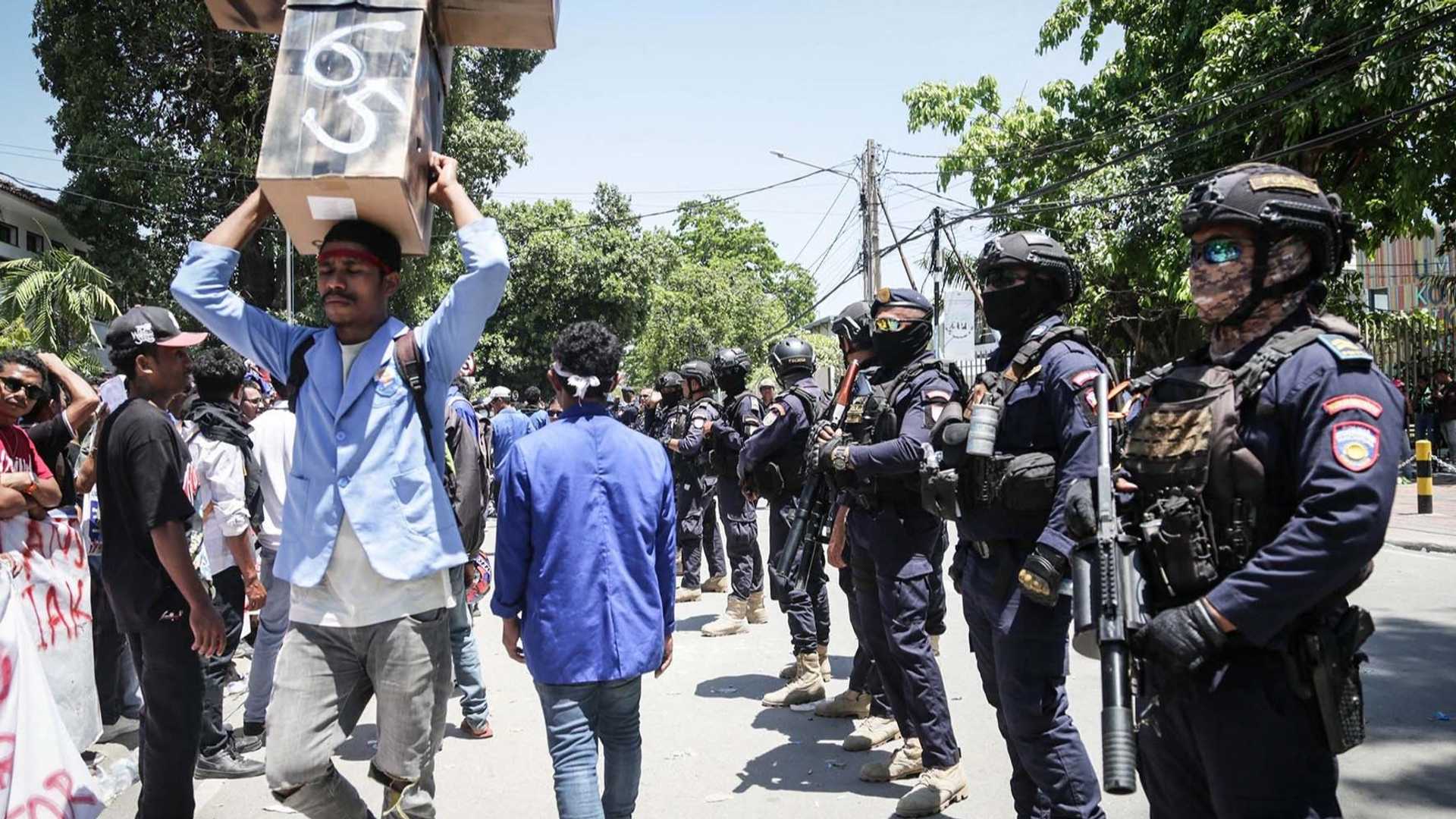 Ribuan Polisi Diterjunkan Amankan Demo di Monas Hari Ini