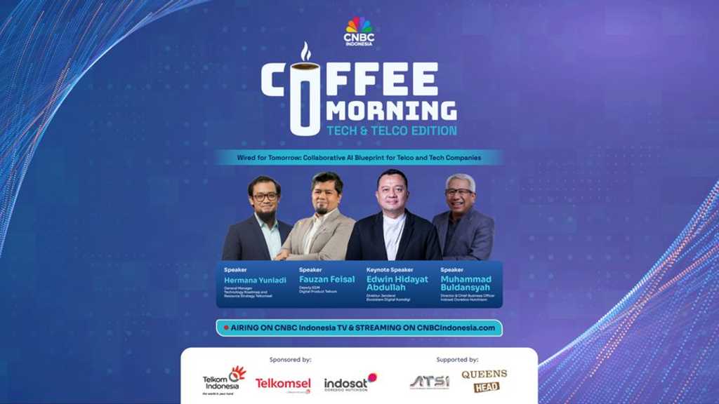 Coffee Morning CNBC Indonesia: Blueprint AI Kolaboratif, Solusi Kesenjangan Digital