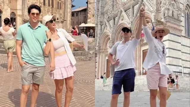 Luna Maya dan Maxime Pamer Potret Honeymoon Romantis di Italia