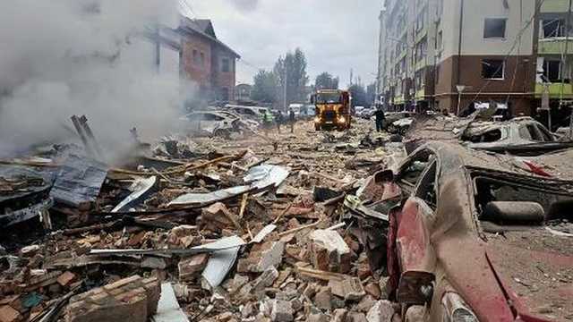 Serangan Rudal Rusia di Ukraina: 6 Tewas, Termasuk Anak-anak, Puluhan Ribu Tanpa Listrik