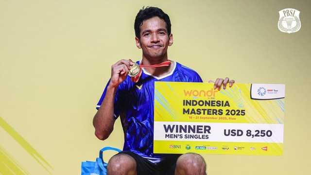 Chico Aura Dwi Wardoyo juara Indonesia Masters 2025