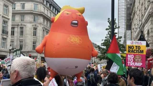 Ribuan Demonstran Banjiri London Protes Kunjungan Donald Trump