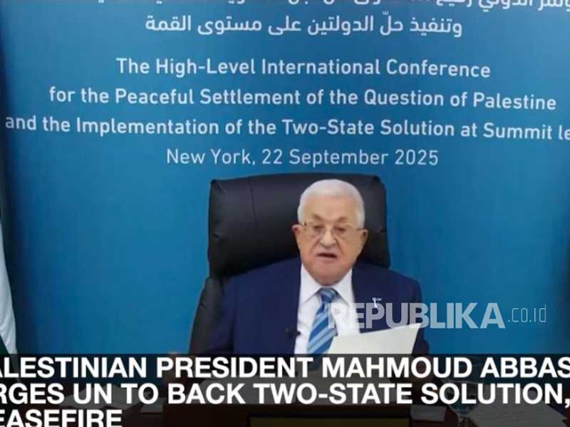 Presiden Abbas di PBB: Ingin Palestina Merdeka, Berdampingan dengan Israel