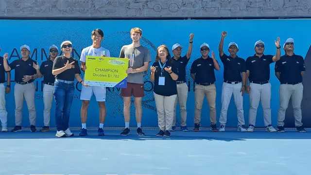 Kandas di Final! Ganda Putra Indonesia Gagal Juara Tenis M-25 Amman Bali