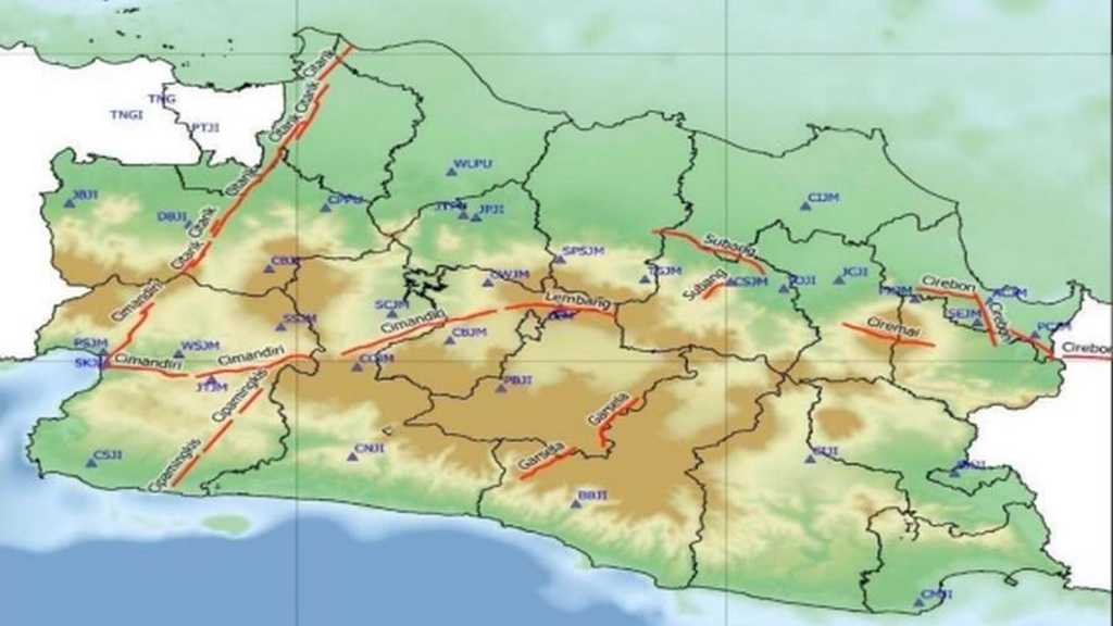 Ancaman Gempa Bandung Raya: BRIN Ungkap Sesar Cimandiri Sepanjang 100 Km