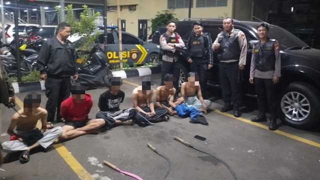 Tawuran Remaja di Kemayoran Digagalkan Polisi, 6 Pelaku Diamankan