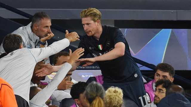 Kartu Merah Paksa De Bruyne Ditarik Keluar Setelah 26 Menit
