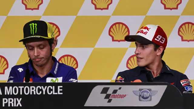 Dua legenda MotoGP, Marc Marquez dan Valentino Rossi, datang ke Jakarta